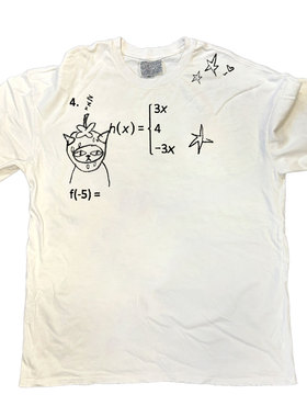 网络流浪汉涂鸦原创线稿手绘趣味短袖黑红blackred无性别unisex