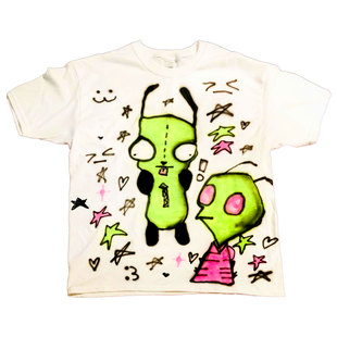 Skateboards滑板说唱hiphop短袖tee喷绘Inkjet printing无性别emo