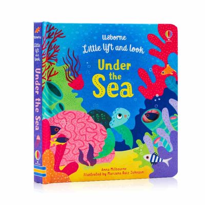 现货 Usborne 海底世界 Little Lift and Look Under The Sea 英文原版书 儿童读物 中图出版