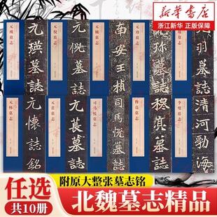 帧元 任选 瑛元 倪穆亮墓志 附原大整张墓志铭 随书赠大图 单字放大 北魏墓志精品 魏碑楷书毛笔书法字帖 李璧元 原碑原帖墓志 怀元