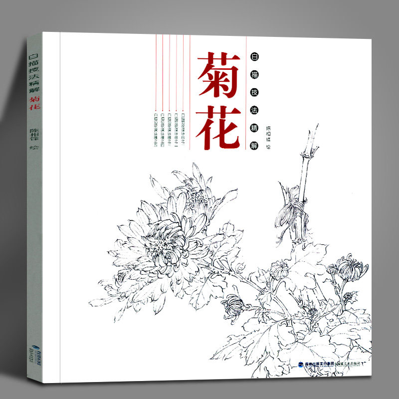 白描勾线画谱美术绘画初学者入门到精通基础教程 线描写生范例画家