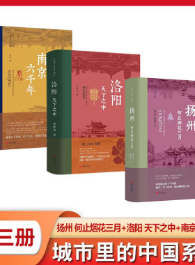 城市里的中国系列 全3册 扬州 何止烟花三月+洛阳 天下之中+南京六千年 曹胜高 文心 中国文化 洛阳 中国古代史 城市传记 华文