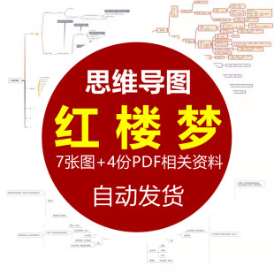 新版红楼梦人物家族关系图思维导图电子版高清晰图片简图性格图谱