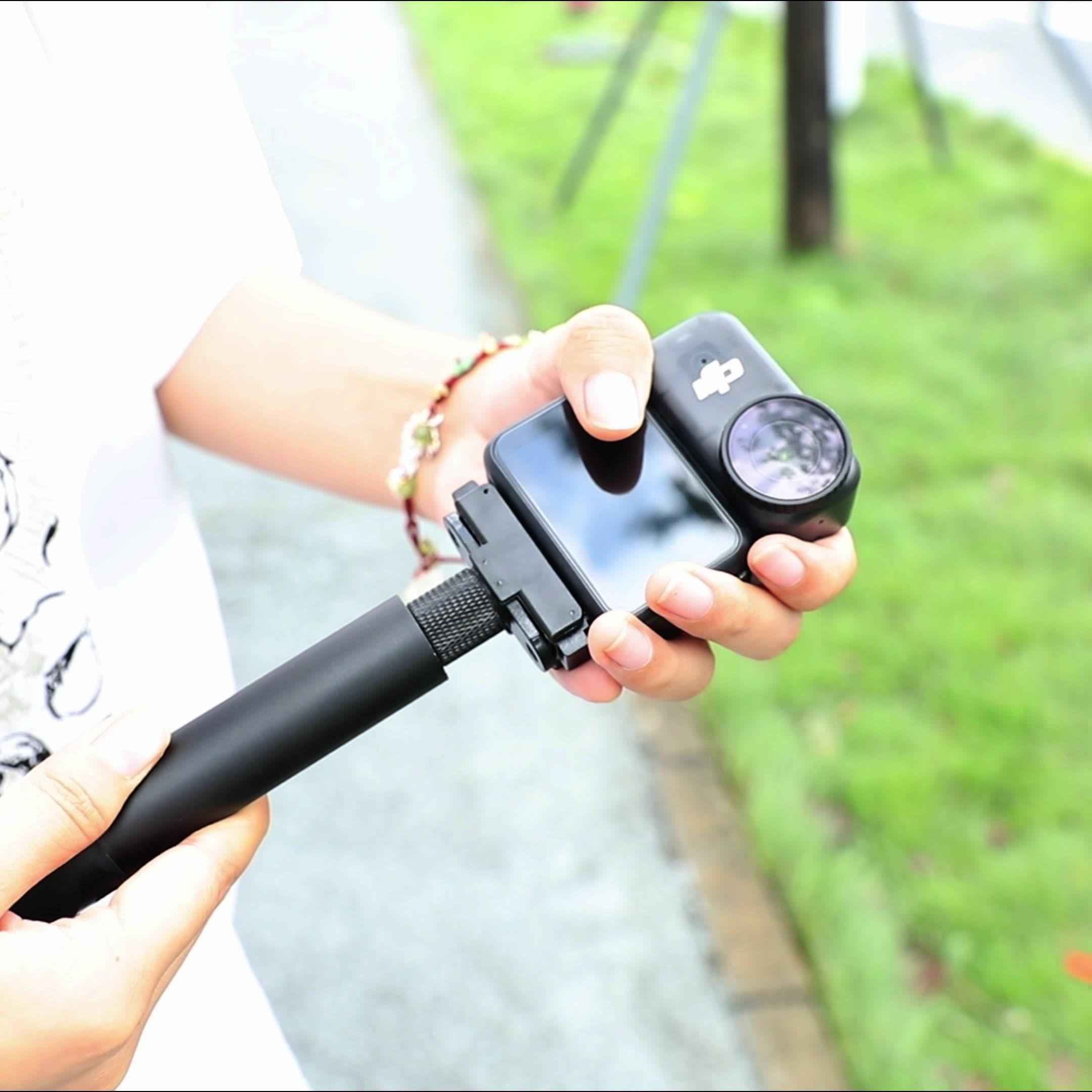 磁吸快拆底座适用DJI大疆 Osmo Nano拇指运动相机专用折叠快拆配件快装板卡扣转换件连接件1/4螺丝接口