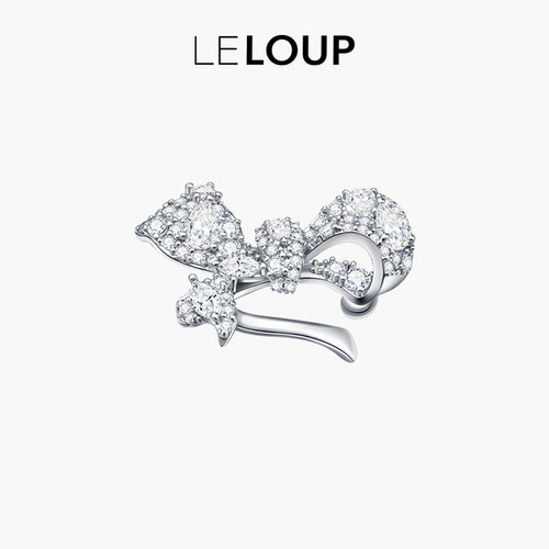 LELOUP【碎冰系列】蝴蝶结耳夹