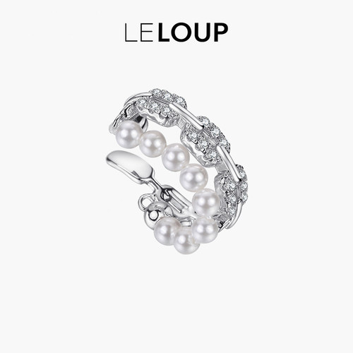 LELOUP双层珍珠耳骨夹