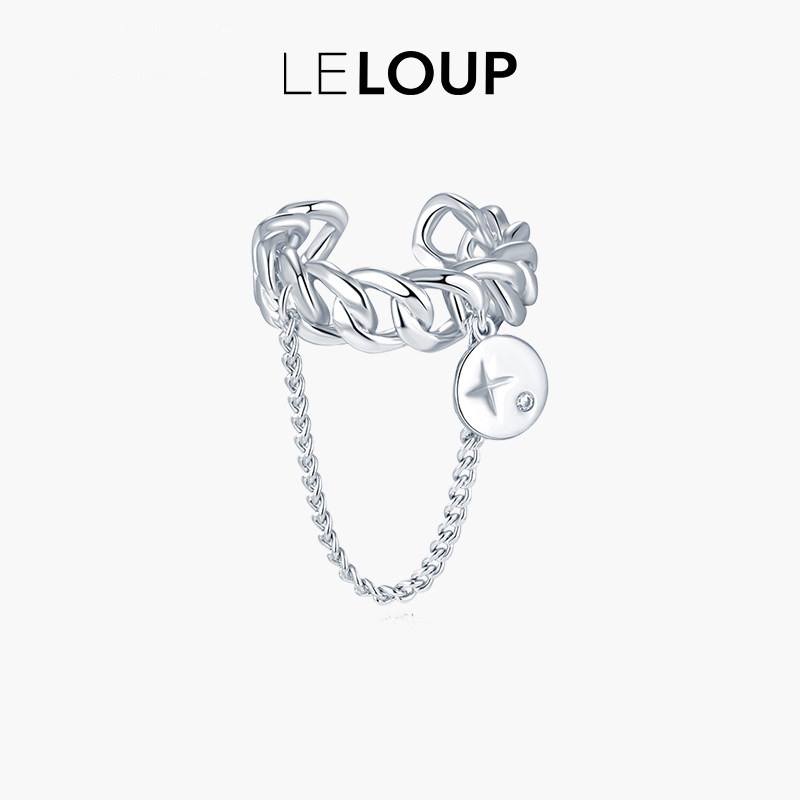 LELOUP张雨绮同款双层链条戒指