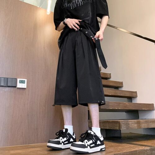 美式高街休闲短裤男2025夏季新款