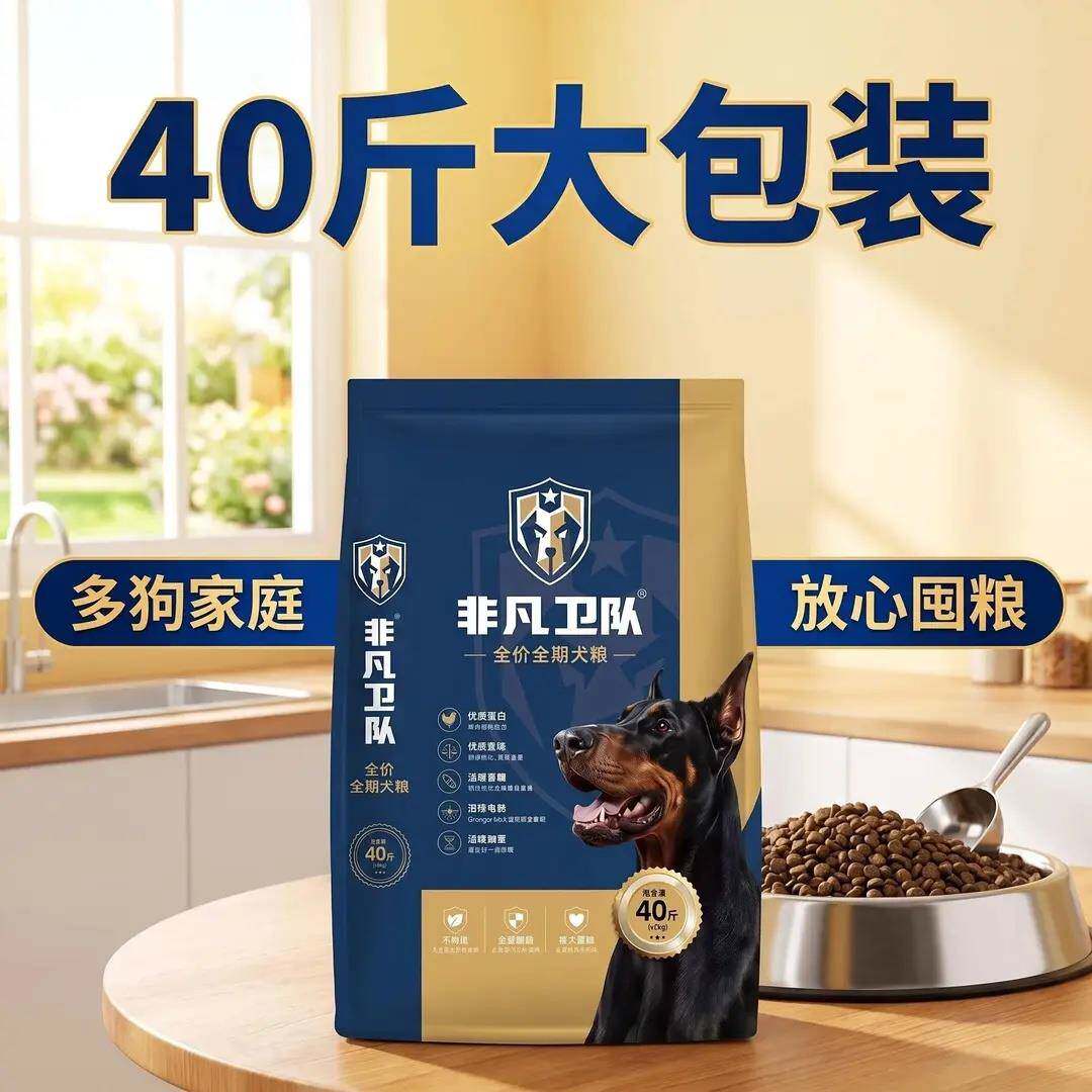 非凡卫队工厂直发全价全期鸭肉梨狗粮拉布拉多金毛萨摩耶全犬通用