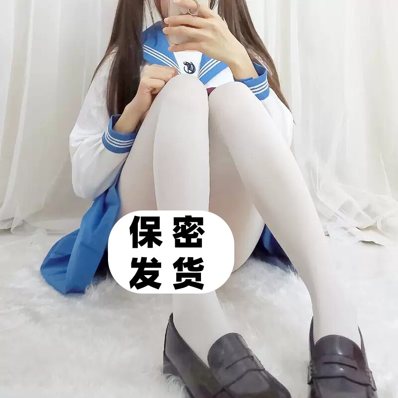 白丝袜女JK少女纯欲连裤袜微透