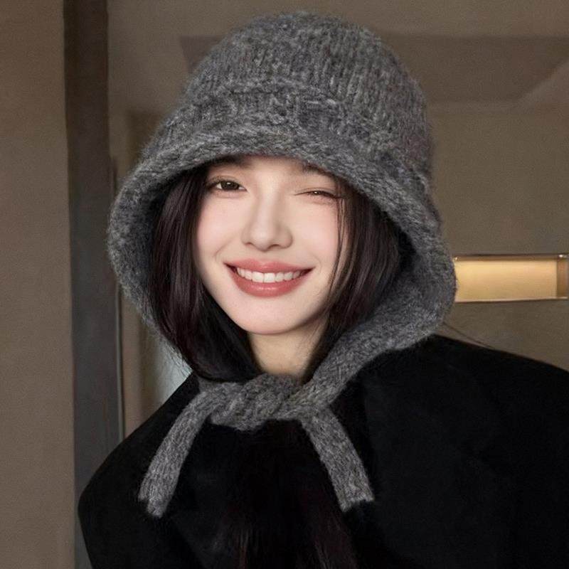 拉法帽子女秋冬天保暖针织帽子护耳出游骑行防寒毛线帽网红雷锋帽,服饰配件/皮带/帽子/围巾,帽子,淘宝优惠券,粉丝福利购,淘宝优惠卷