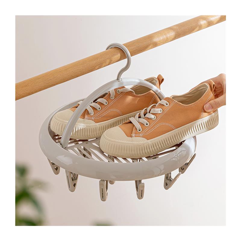 【行业热销】日本凉内衣内裤的衣架晾衣架多夹子家用袜架专用晒袜