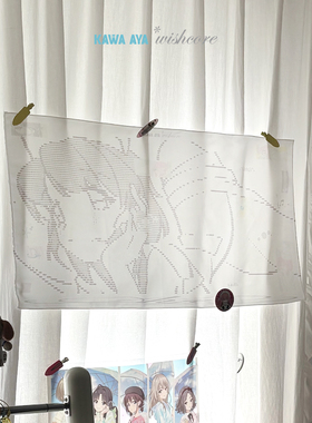 天使印象-阿福学做饭原创oc周边痛房布置主题挂布贴纸鼠标垫桌垫