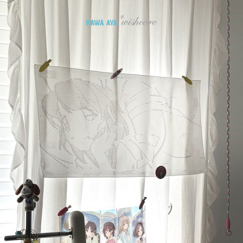 PiPOOMKT天使印象痛房挂布贴纸