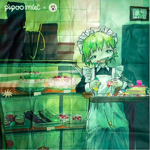 7点45原创二次元动漫oc宿舍挂布