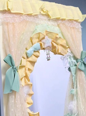 蕾丝窗户-Yuki星原创decora原宿风重工手作艺术装置创意装饰壁挂