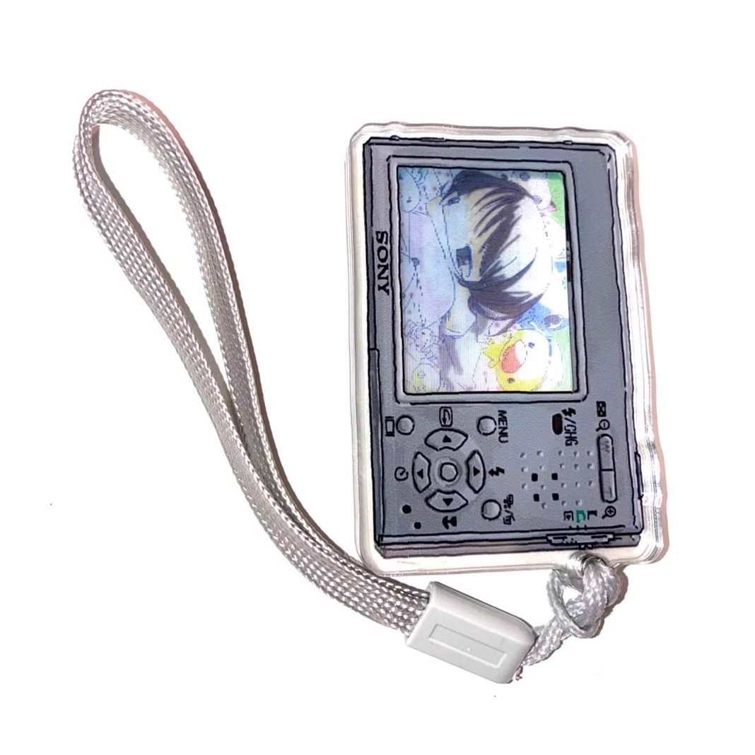 原创周边复古CCD光栅彩窗挂件