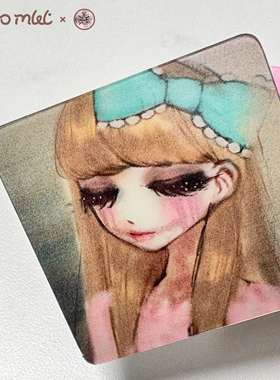 异变-深井爱丽丝原创插画oc二次元动漫周边创意方卡多变光栅卡