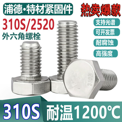 310S/2520耐高温8.8级外六角螺栓
