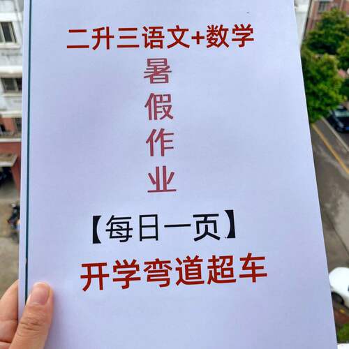小学二升三数学语文暑假