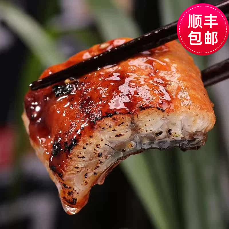 蒲烧鳗鱼寿司拌饭日料、活鳗烤制
