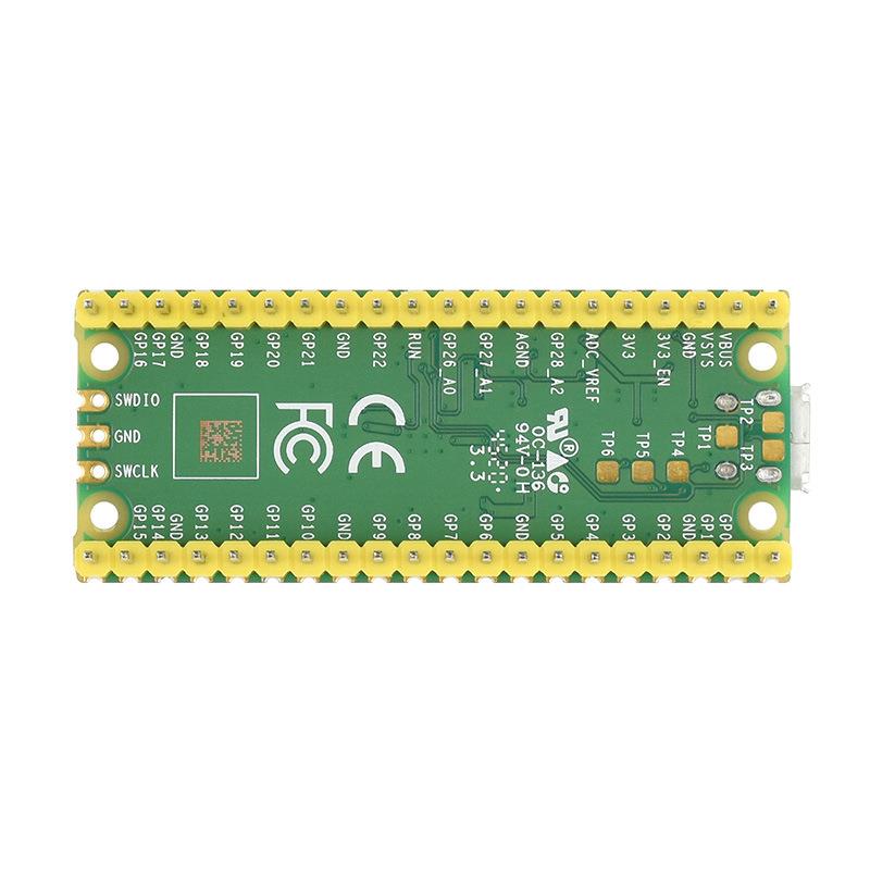 树莓派pico Raspberry Pi Pico RP2040双核处理器 排针传感器