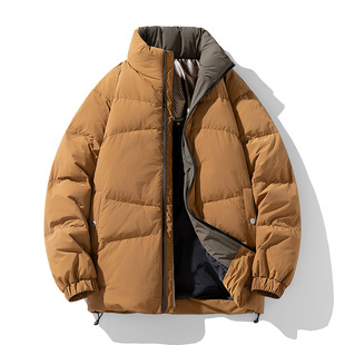 轻薄鸭羽绒服男士冬季2025新款国潮牌情侣装短款青少年男生外套