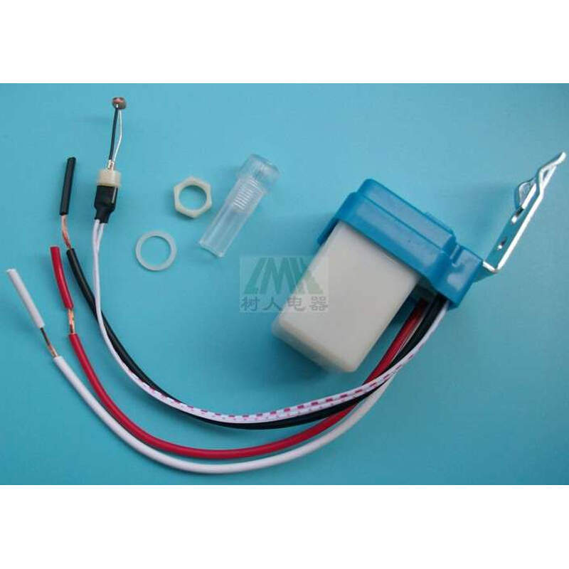 宽压AC110V-220V通用 AS-10光控开关外接加长感光探头85-265V可用