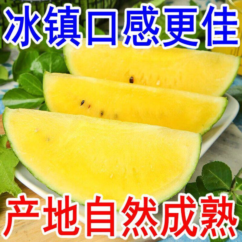 【限时抢购】新鲜水果当季头茬精品特小凤西瓜现摘黄瓤西瓜批发