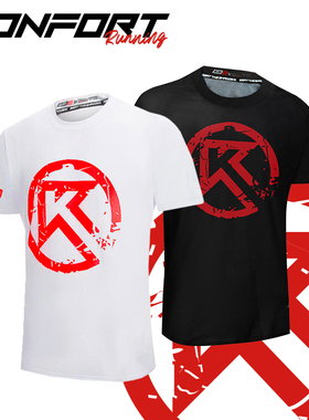 BIGK速干透气T恤大K官方旗舰店夏季男女款马拉松比赛跑步半袖短袖