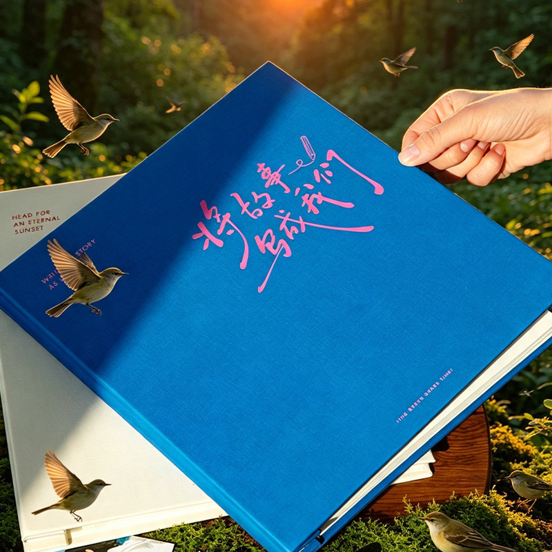 青禾纪时间之间自粘式覆膜相册