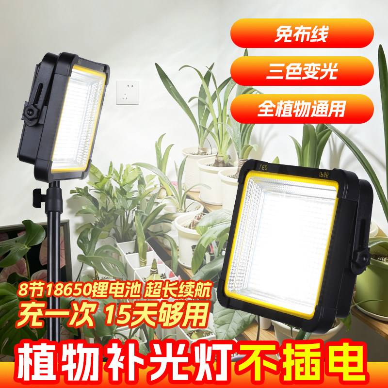植物补光灯不插电室内专用绿植多肉可充电款全光谱仿太阳光生长灯,家装灯饰光源,植物生长灯,淘宝优惠券,粉丝福利购,淘宝优惠卷