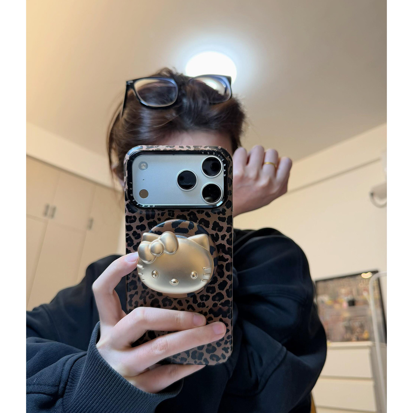 复古时尚豹纹金色KT磁吸支架适用苹果17promax手机壳iPhone17女新款16小众15个性17Pro防摔16pro保护套14/13,3C数码配件,手机保护套/壳,淘宝优惠券,粉丝福利购,淘宝优惠卷