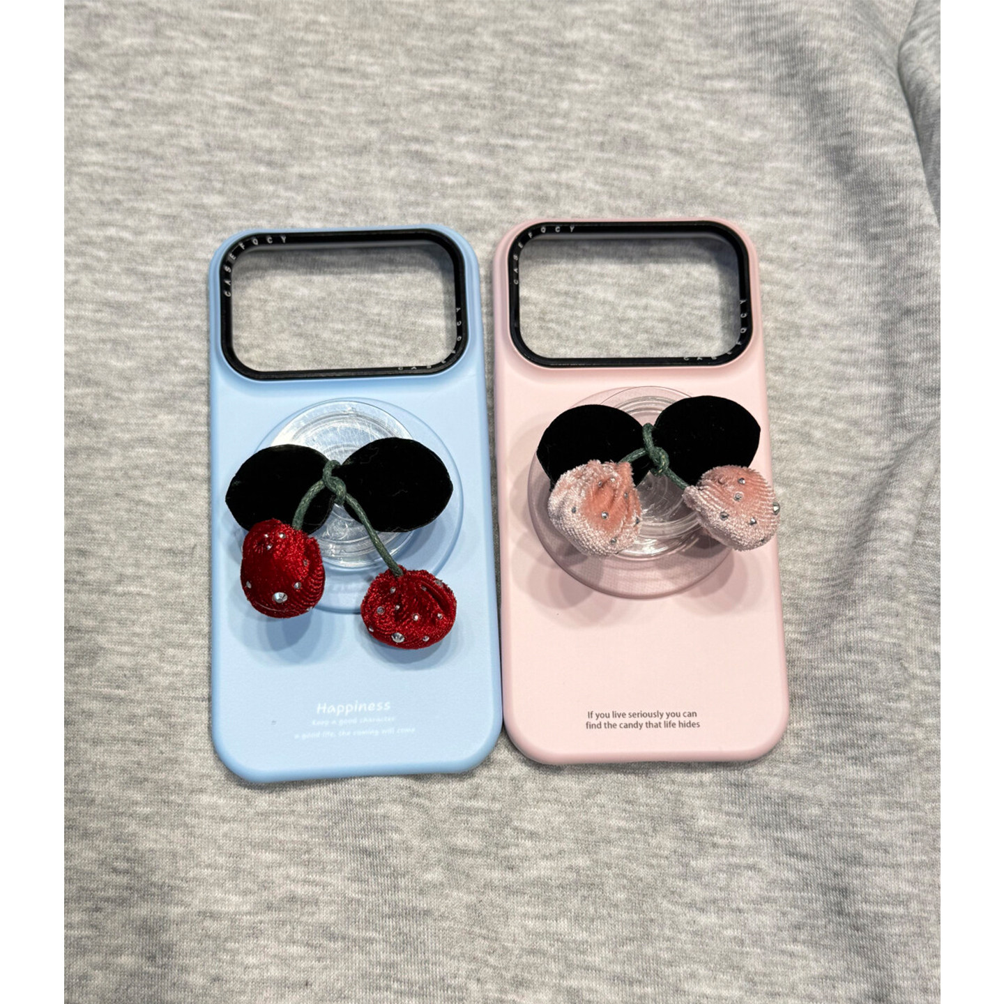 韩风个性布艺樱桃磁吸支架适用苹果17promax手机壳iPhone17女新款16小众15高级感14硬壳17Pro防摔16pro保护套,3C数码配件,手机保护套/壳,淘宝优惠券,粉丝福利购,淘宝优惠卷