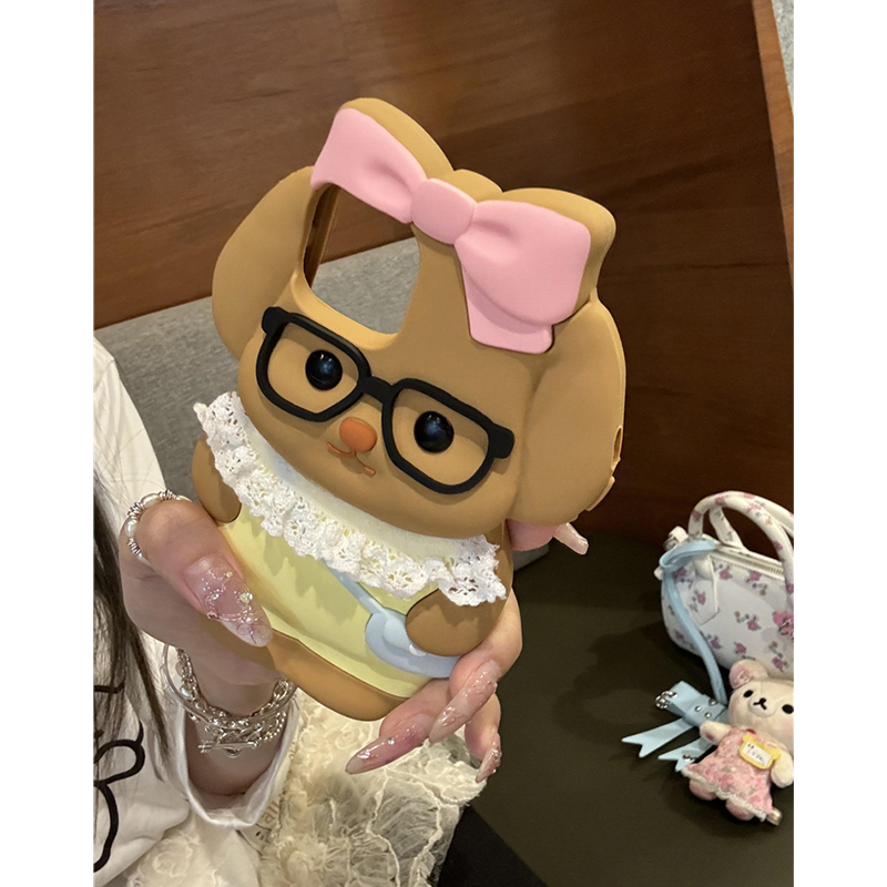 适用苹果硅胶卡通全包防摔