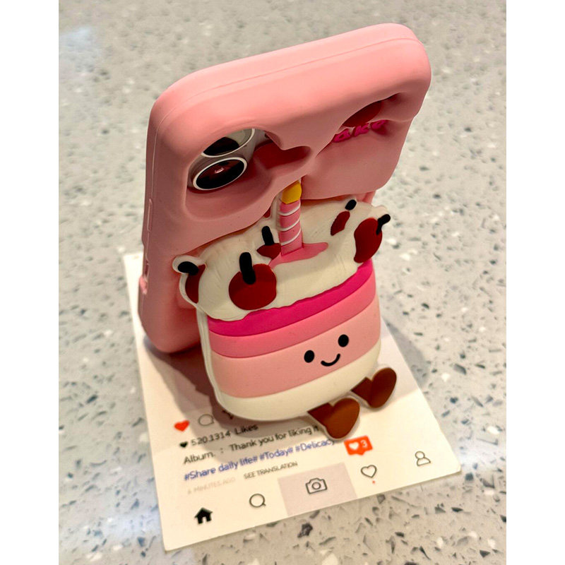 适用苹果硅胶卡通防摔保护壳