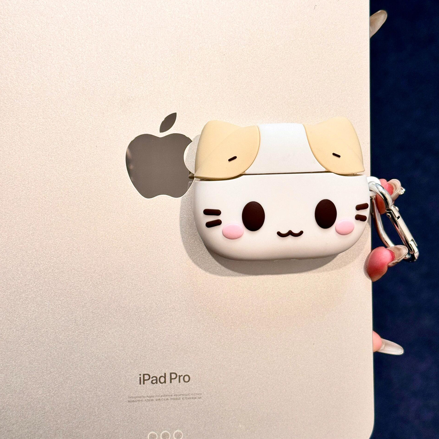 日系可爱棉花糖猫咪适用airpods3保护套airpodspro3代苹果耳机保护壳airpods1/2耳机套硅胶三代4代软壳pro2女,3C数码配件,手机挂件/手机链,淘宝优惠券,粉丝福利购,淘宝优惠卷