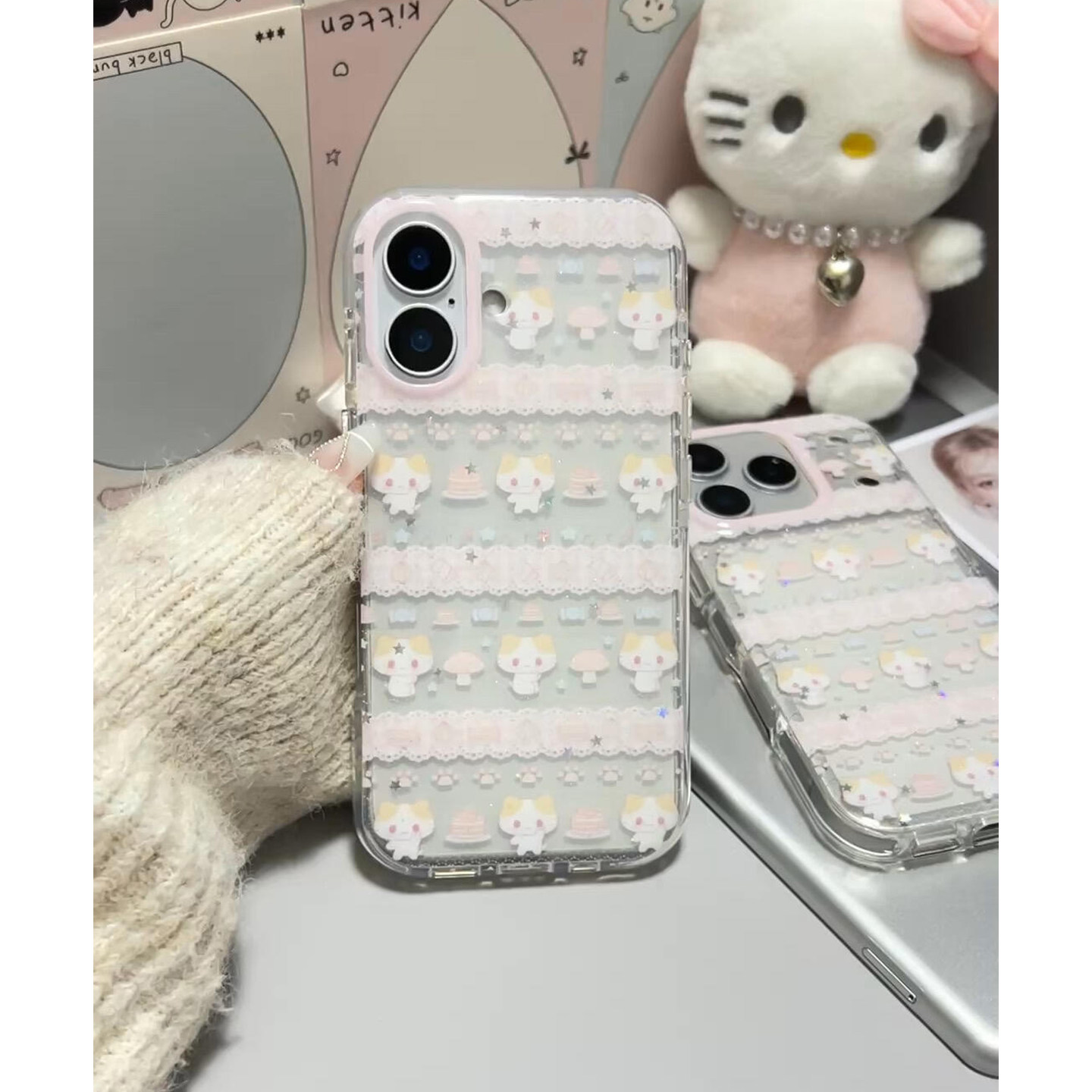 日系可爱棉花糖猫咪蛋糕适用苹果17promax手机壳iPhone17女新款16卡通15网红创意14少女17Pro防摔16pro保护套,3C数码配件,手机保护套/壳,淘宝优惠券,粉丝福利购,淘宝优惠卷