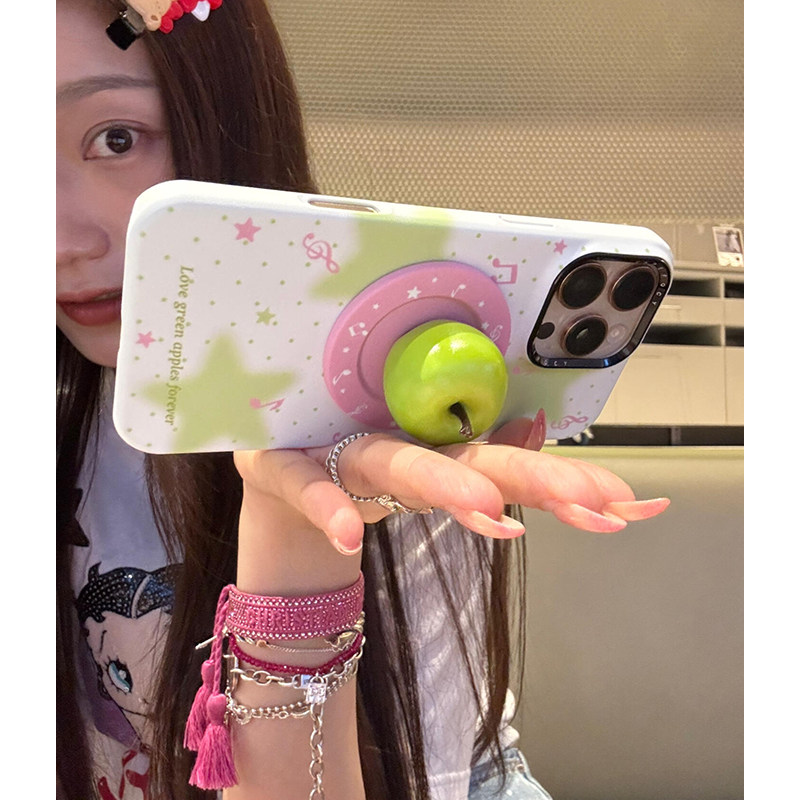 简约波点立体青苹果磁吸支架适用苹果17promax手机壳iPhone17女16新款14高级感13个性16Pro防摔15pro保护套12,3C数码配件,手机保护套/壳,淘宝优惠券,粉丝福利购,淘宝优惠卷