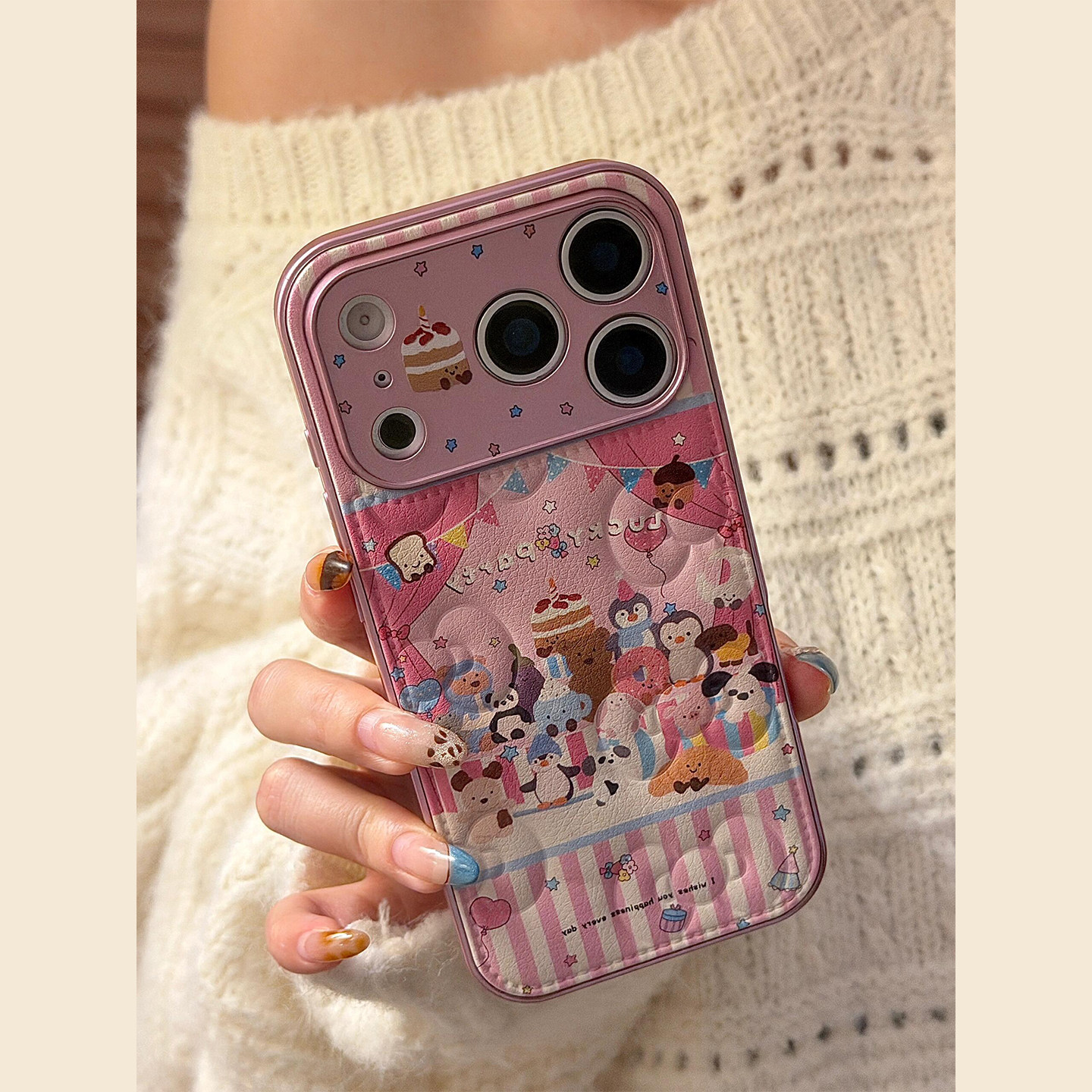 鼓包皮质卡通可爱jellycat动物适用苹果17promax手机