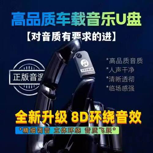 岳量科技车载u盘德国柏林之声8D无损高音质音乐优盘网红听歌
