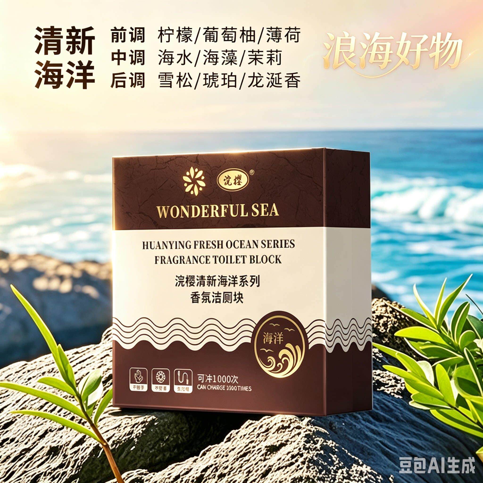 【到手盒】浣樱超大块洁厕大块HIC厕全新升级3去污除垢蓝泡泡洁宝