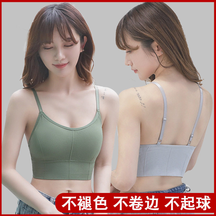 古今可调节美背裹胸无钢圈聚拢内衣运动背心女士吊带抹胸内衣文胸