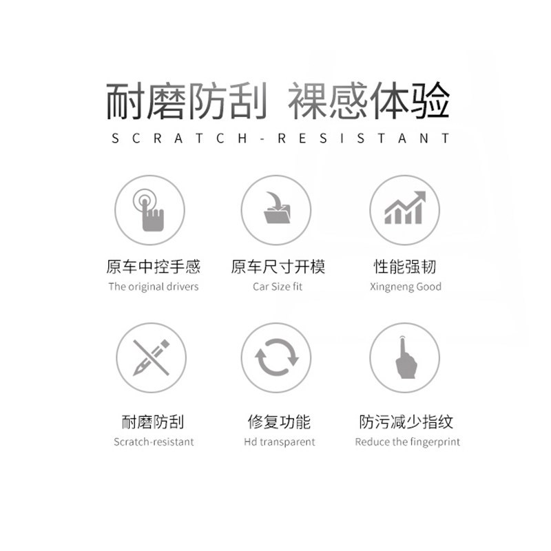 速发适用于25款深蓝S07人脸识别保护膜中控显示屏幕钢化膜配件