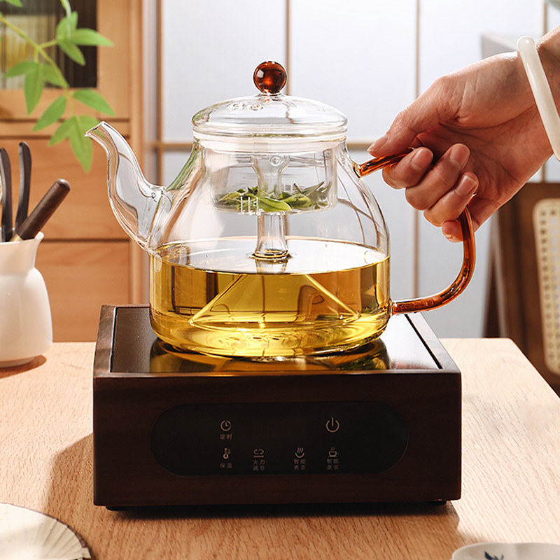 速发耐高温玻璃煮茶壶家用泡茶器壶电陶炉煮壶单烧水壶功夫茶茶蒸