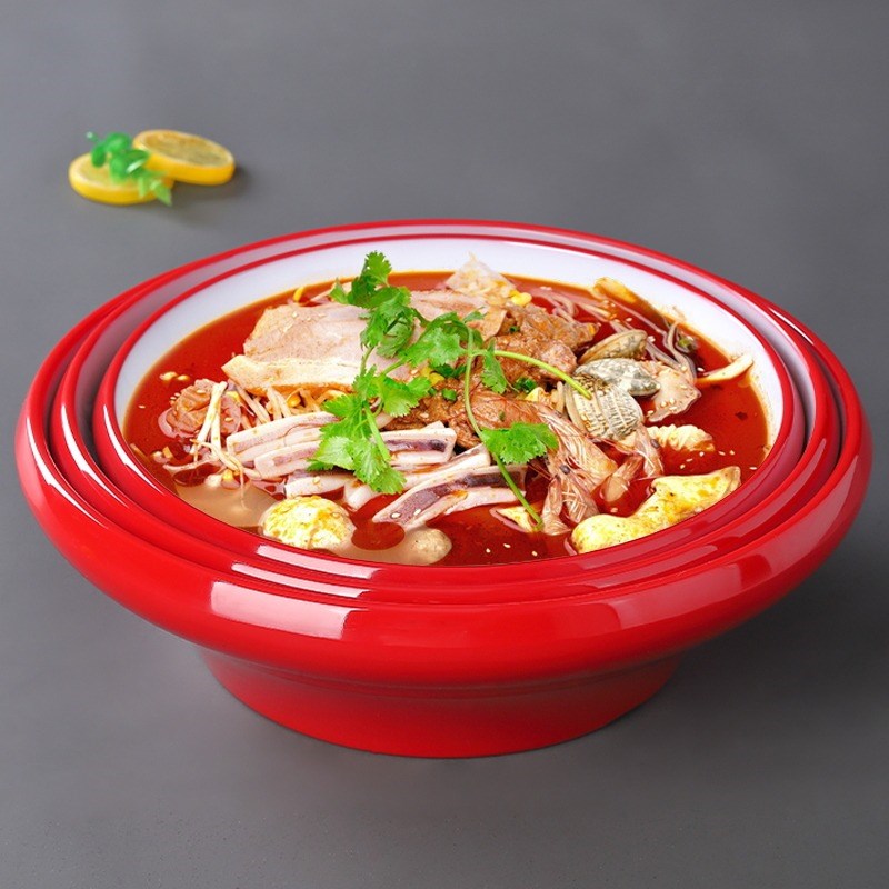 速发密胺冒菜大碗创意麻瓷餐厅饭店仿煮香锅汤盆水辣鱼盆商用餐具