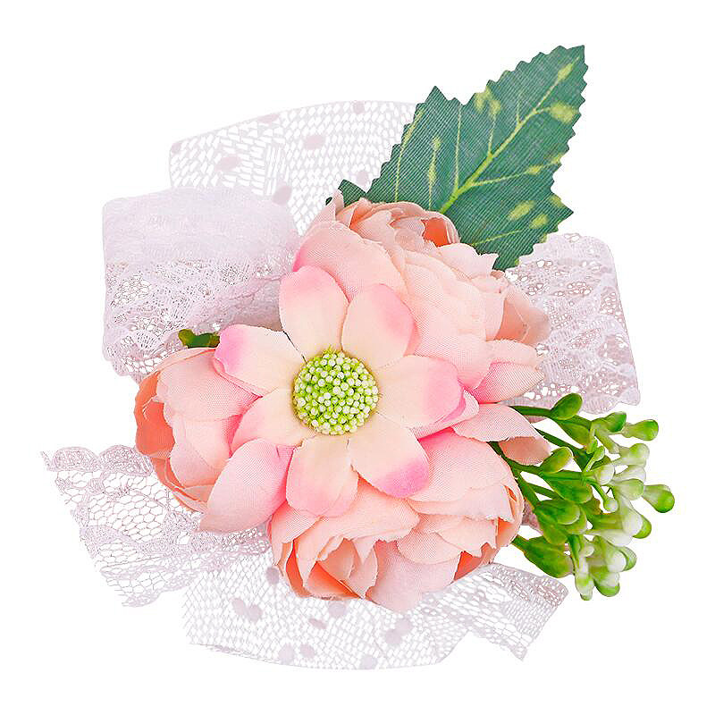 速发伴娘环腕花新娘手花结婚姐妹团感式高档韩超仙婚礼手手花森系