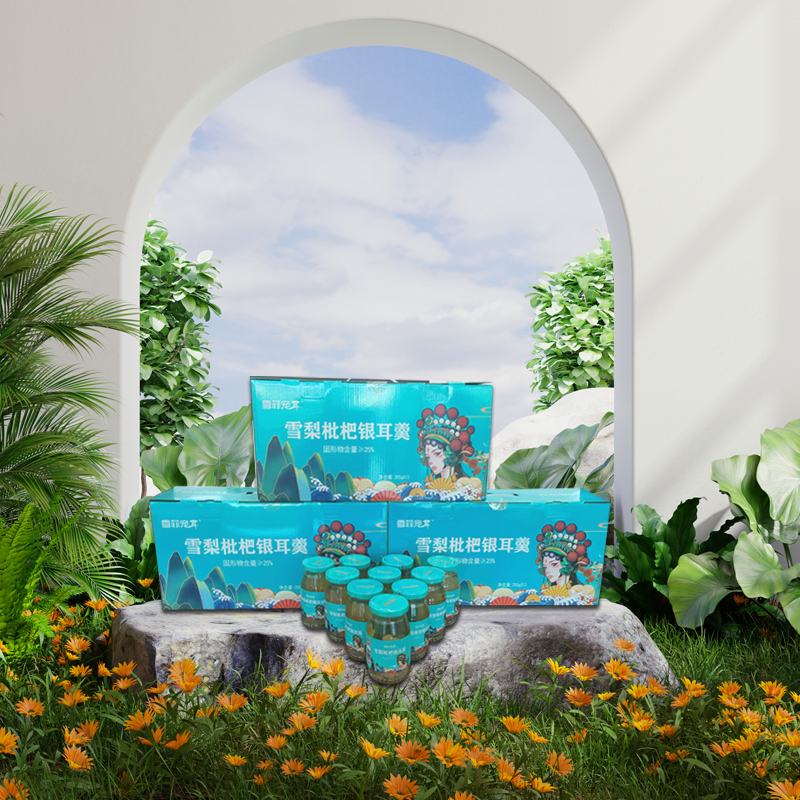 雪菲宠耳即食银耳羹年货礼盒