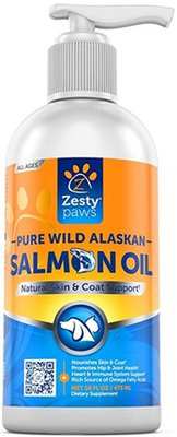 Pure Wild Alaskan Salmon Oil for Dogs & Cats - Supports