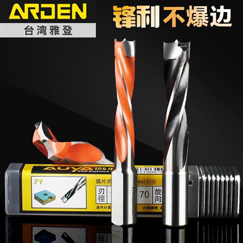 木工排钻钻头傲雅插片式盲孔合金开孔打孔钻头正反转三合一孔